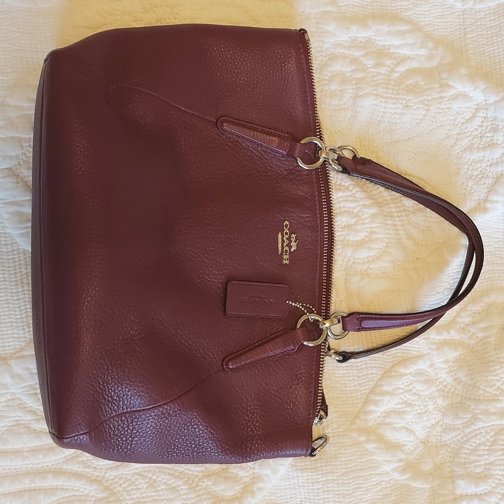 Maroon Coach Purse